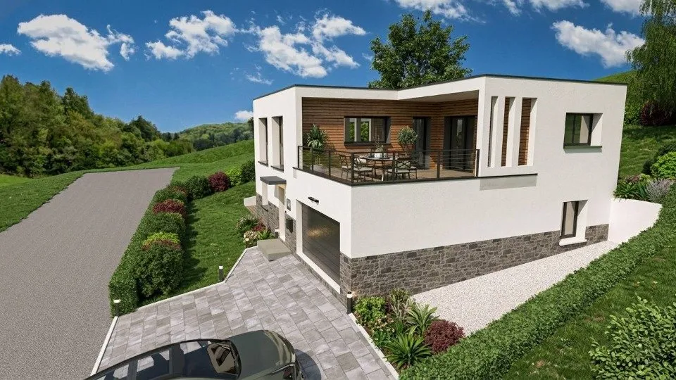 New 4-Bedroom House with Garden in Questembert