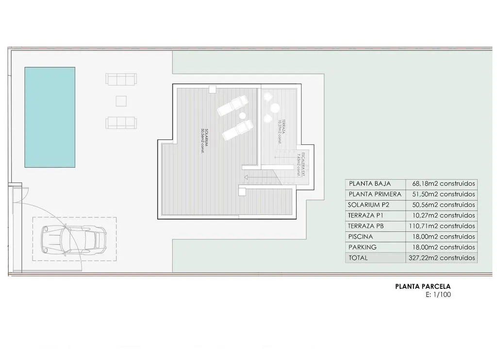 Plan - Luxury Detached House with Sea View in Mutxamel
