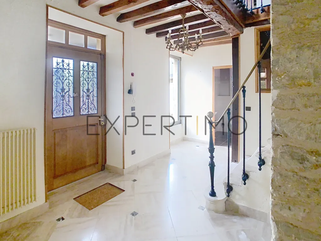 Hallway - Renovated Stone House with Workshop in Noyers-Bocage