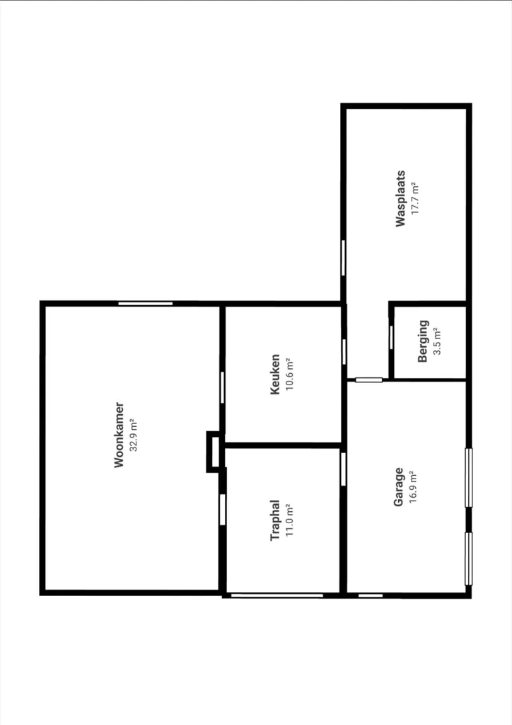 Plan - Maison à Renover avec Jardin et Terrasse à Putte