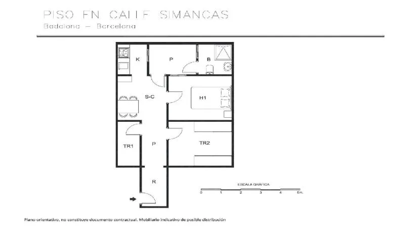 Plaan - Functional Flat in Central Badalona