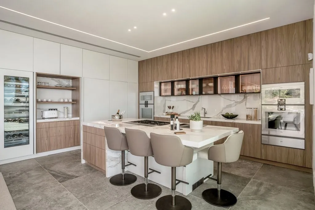 Köök - Luxury Villa with Spa in La Quinta