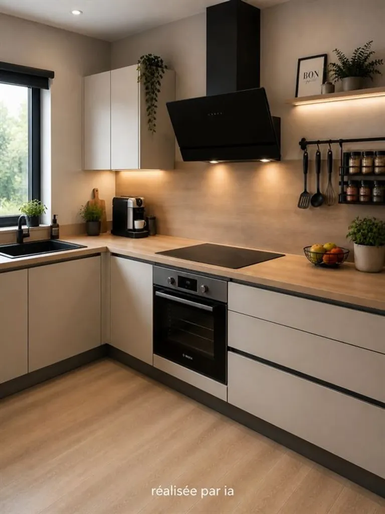 Küche - Charming 2-Bedroom House with Garden in Quiet Area