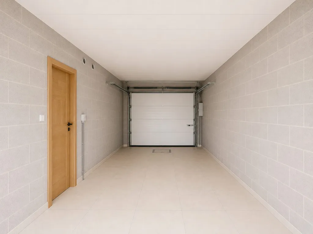 Garage - Maison neuve avec terrasse à Patignies