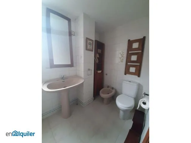 Bathrooms - Furnished Flat with Terrace in Fonteculler
