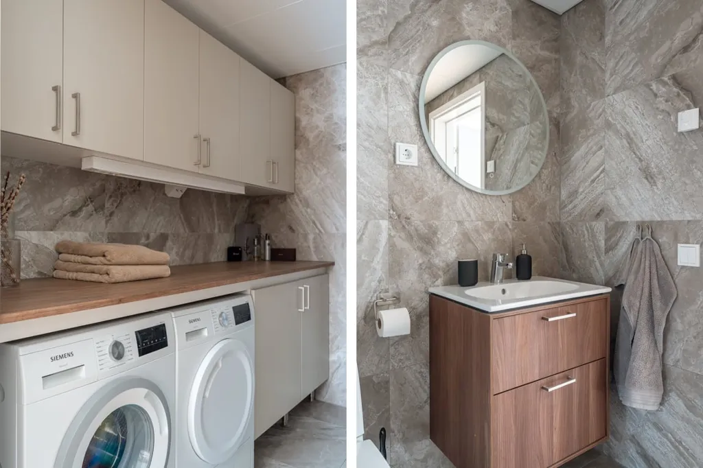 Salles de bain - Modern Apartment with Balcony in Habo