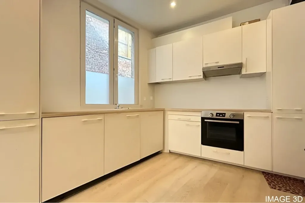 Köök - Renovated 1-Bed Apartment in Anderlecht