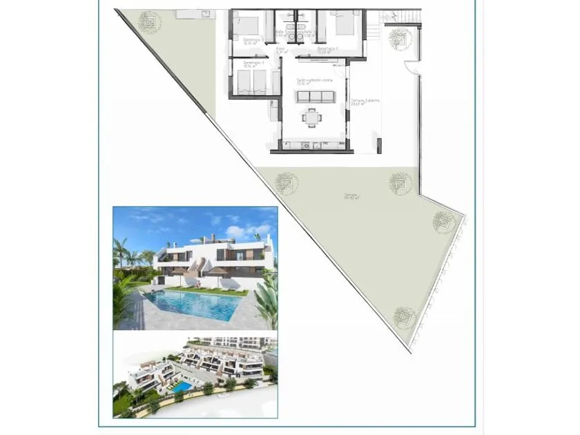 Plaan - Bungalow with Solarium in Vera, Almería