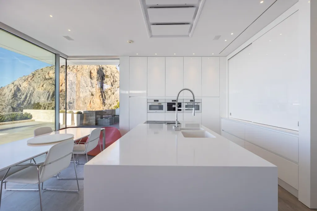 Köök - Modern Villa with Sea Views in Mascarat, Altea
