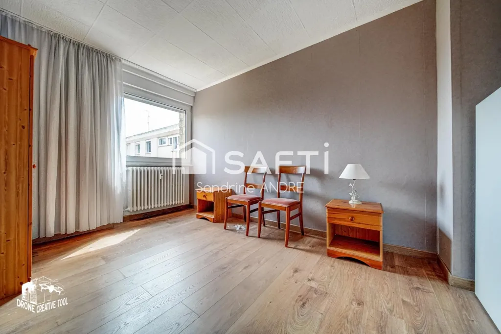 Bedrooms - South-Facing Apartment with Balcony in Neufchef