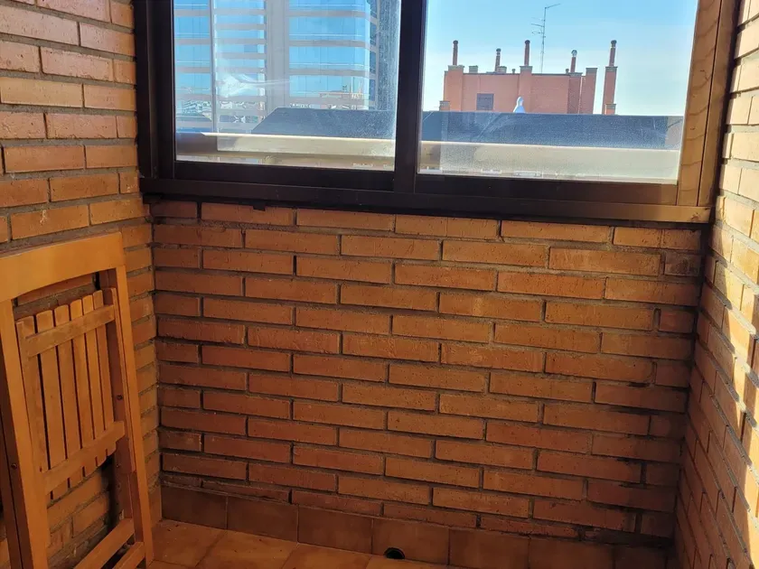 Balcony - Furnished Flat with Terrace in Peñagrande, Madrid