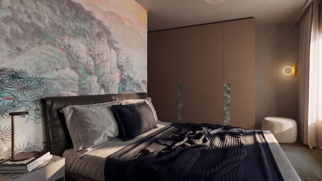 Schlafzimmer - Luxury Duplex with Triple Aspect in Milan