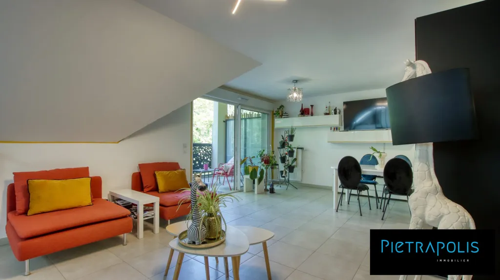 Soggiorno - Duplex with Balcony near Aix-les-Bains