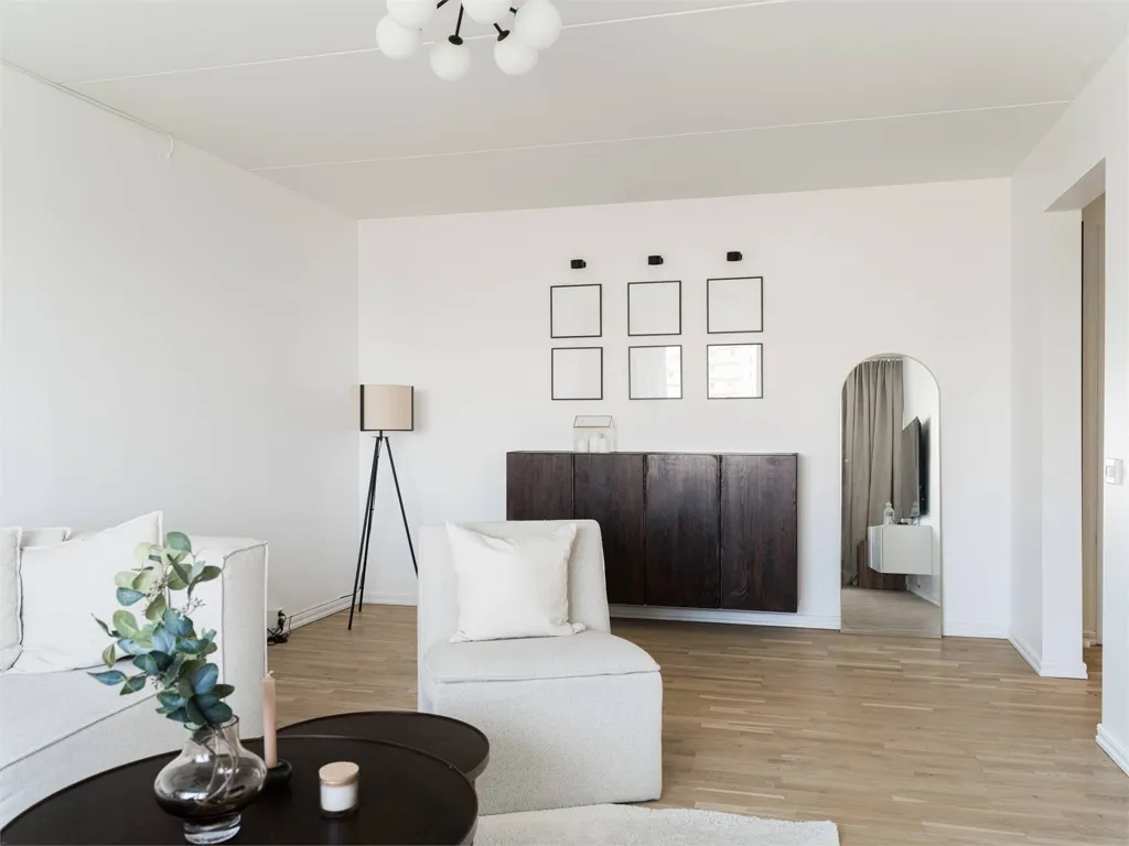 Séjour - Renovated Apartment with Balcony in Lindeborg