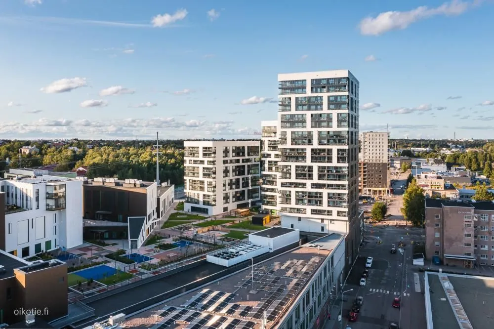 Õhuvaade - Modern Apartment with Balcony in Herttoniemi, Helsinki