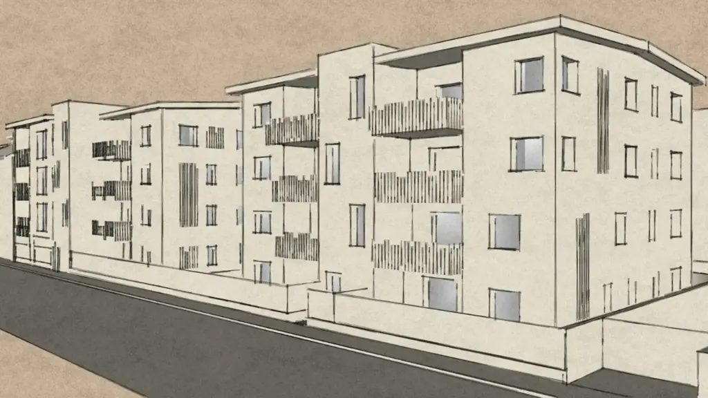 New Apartment with East and West Balconies in Piacenza