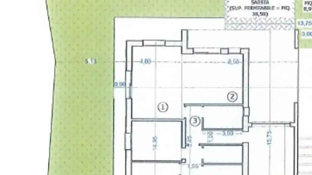 Grundriss - New Villa with Solar Panels in Roverbella