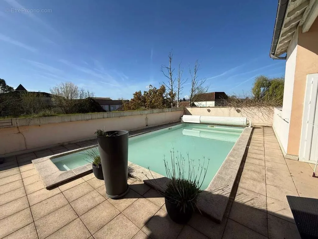 Pool - Spacious House with Pool in Sauveterre-de-Béarn