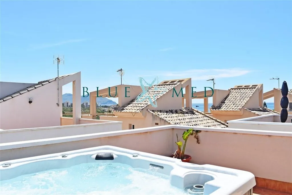 Terrasse - Detached Villa with Sea View in Mazarrón
