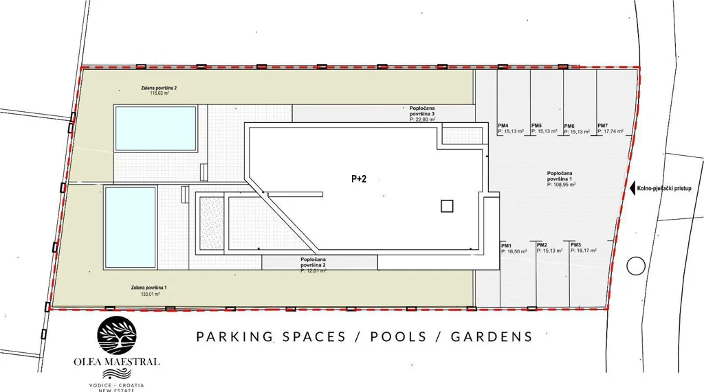 Plaan - Duplex Apartment with Pool in Vodice