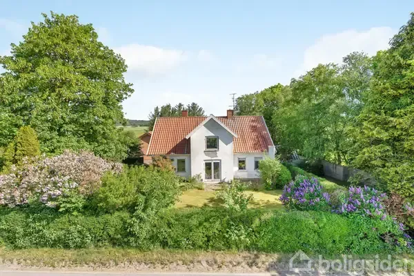 Vue aérienne - Modernised Red Brick Villa in Ø Alling