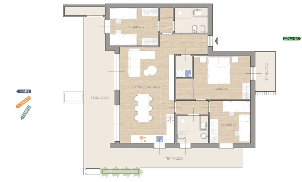 Plaan - Luxury Flat with Sea View in Loano