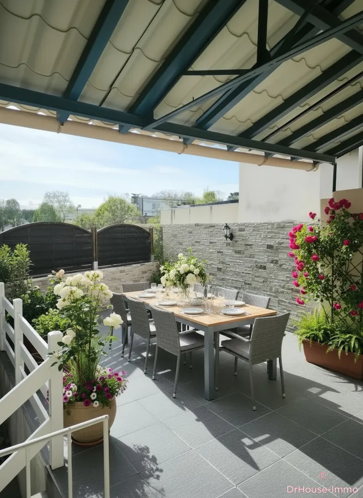 Terrass - Family House with Terrace in Châteauroux