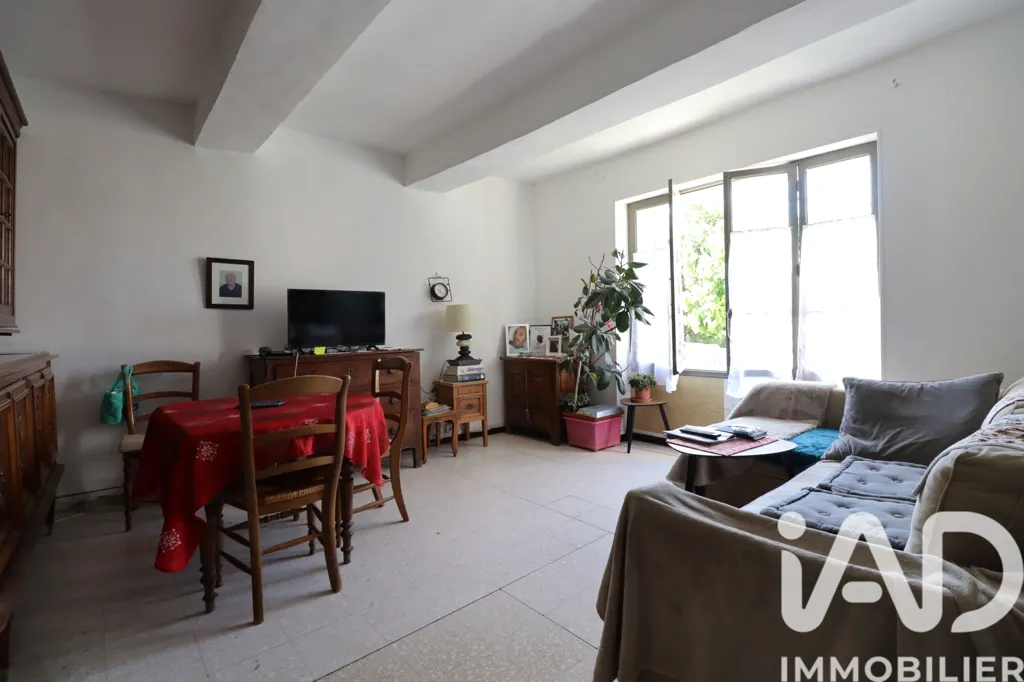 Living Room - Village House with Terrace in Eguilles