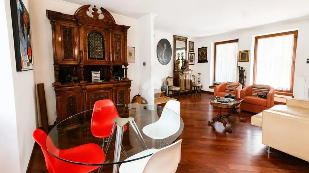 Soggiorno - Apartment with Terrace in Brescia