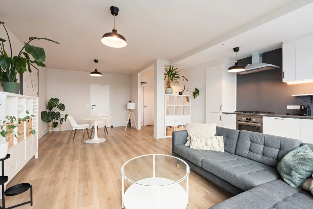 Living Room - Renovated Flat with Terrace in Central Antwerp