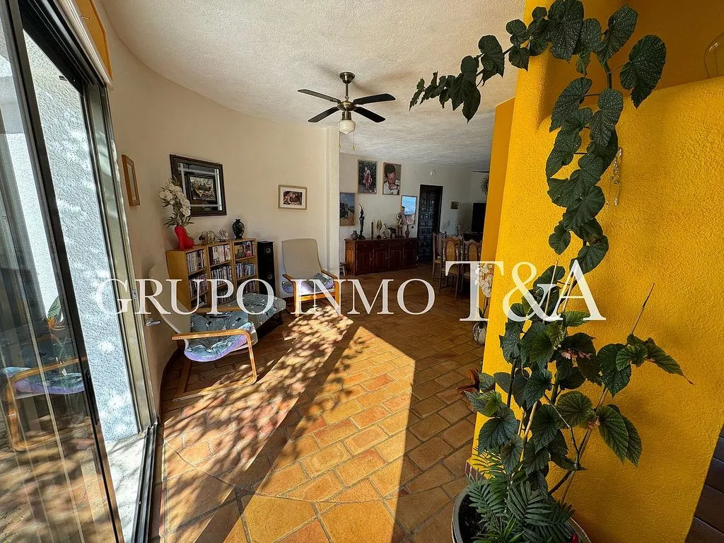 Terrass - Chalet with Pool and Sea View in Las Atalayas