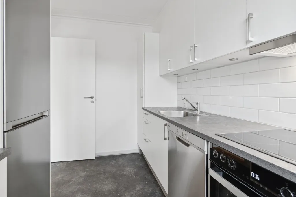 Cucina - Modern Apartment with Balcony in Vejle