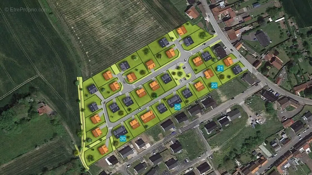 Õhuvaade - Buildable Land in Lapugnoy, Rue Barbusse