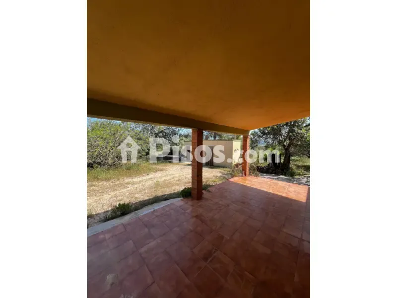 Terrace - Rustic Chalet with Private Garden in Polígono Campredo
