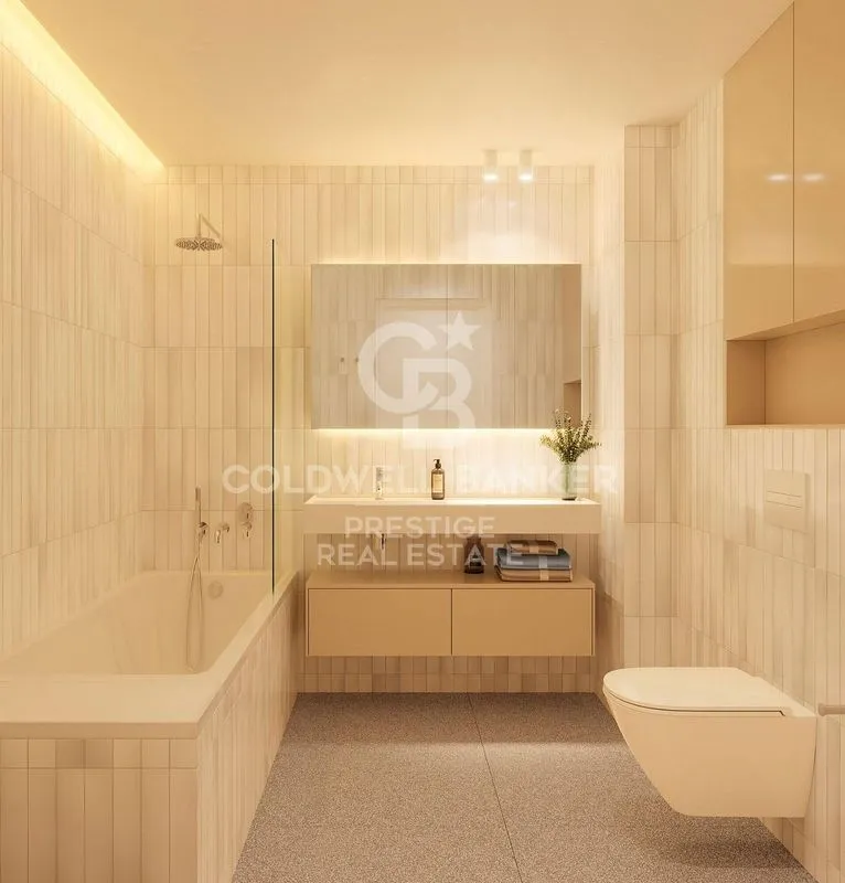 Salles de bain - New Apartment with Lift in Eixample