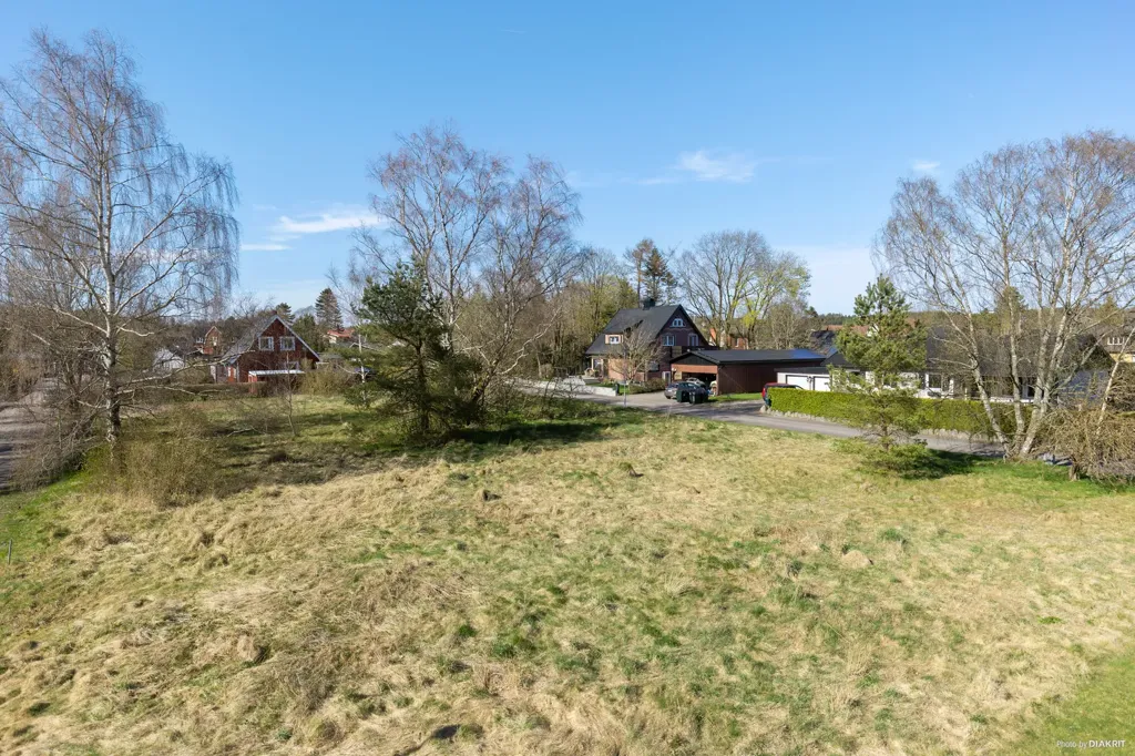 Aerial - Plot with Lake Access in Åsljunga, Skåne
