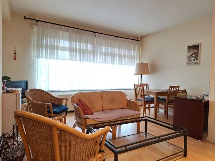 Living Room - Flat with Passerelle View in Guillemins