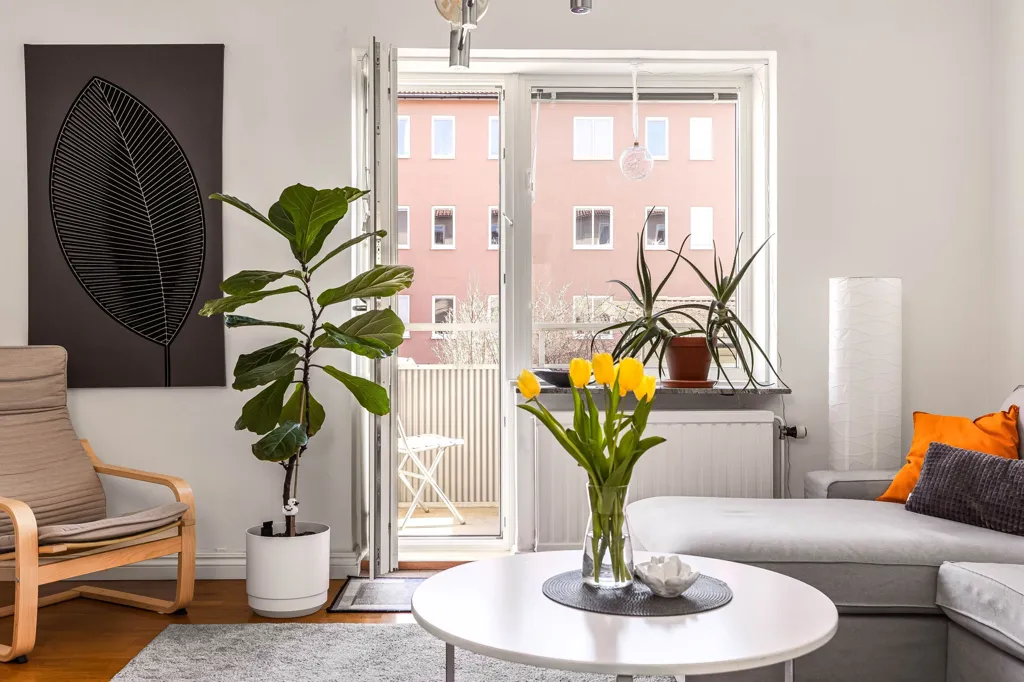 Séjour - Apartment with Balcony in Tannefors, Linköping