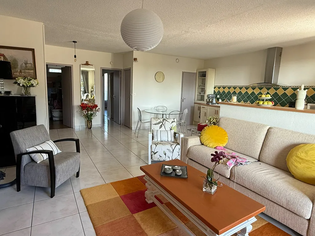 Living Room - Bright 3-Bed Apartment with Terraces in Soustons