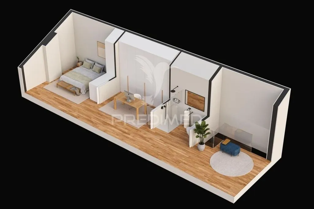 Plan - Luxury Flat with Private Terrace in Matosinhos