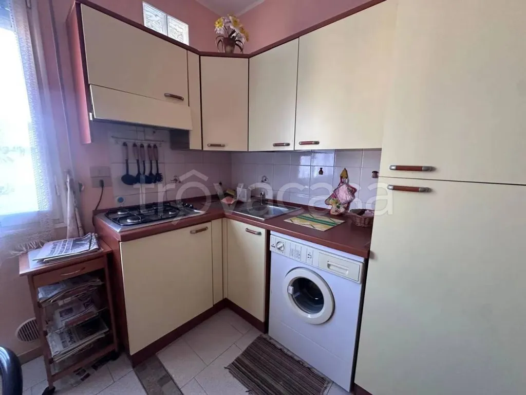 Köök - Fourth Floor Apartment with Sea View in Comacchio