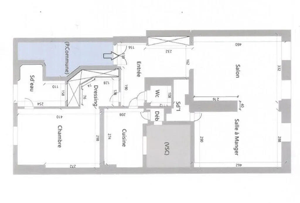 Plaan - Luxury Apartment with Courtyard View in Paris 7