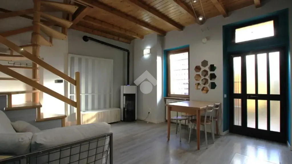 Séjour - Independent House with Balcony in Bulciago
