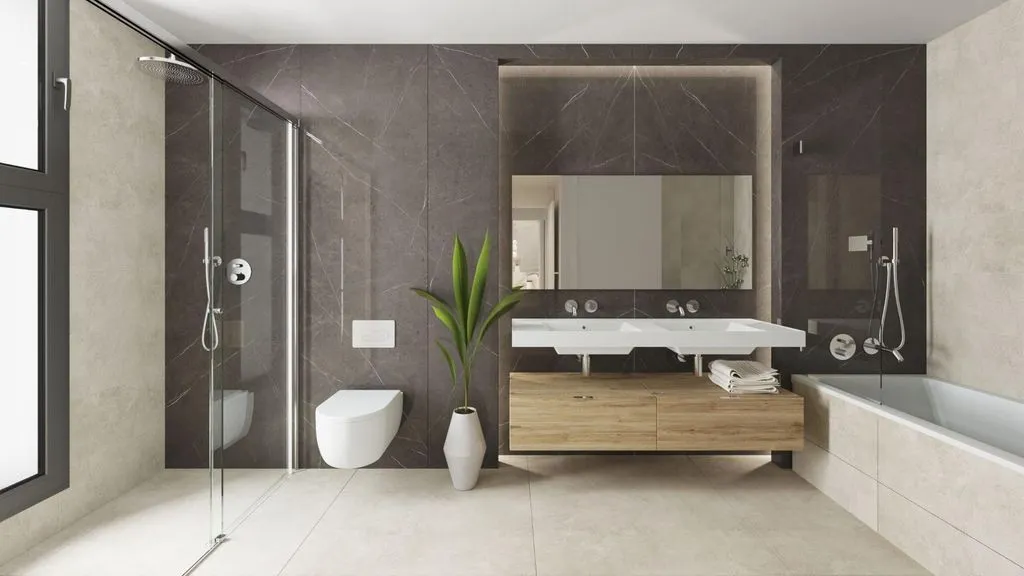 Bathrooms - Luxury Flat with Sea View in Benahavís