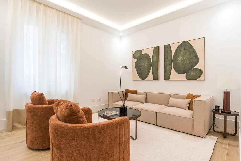Séjour - Renovated Flat with City View in Madrid