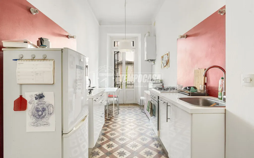 Köök - Spacious Flat with Balcony in Città Studi, Milan