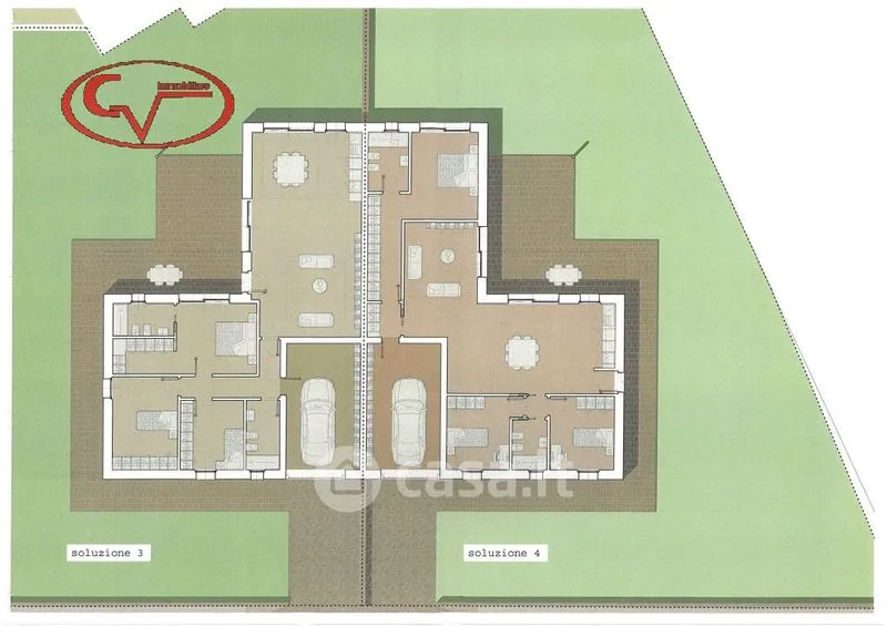 Plaan - Duplex House with Private Garden in Montevarchi