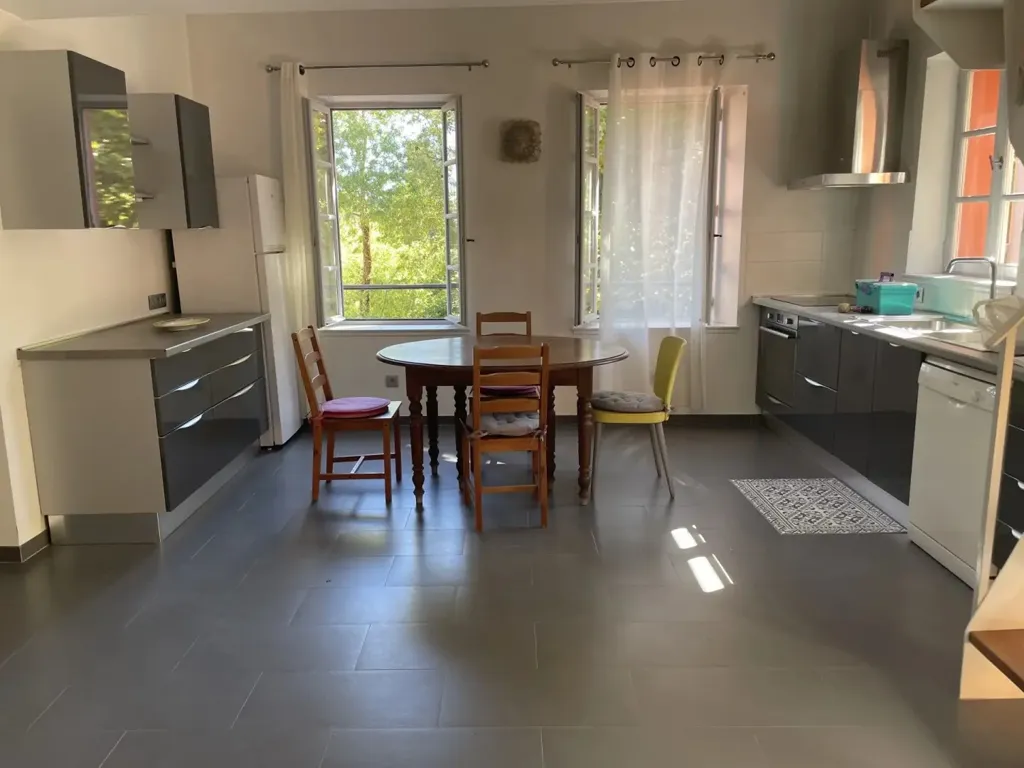 Köök - Two Villas with Pool near Biot