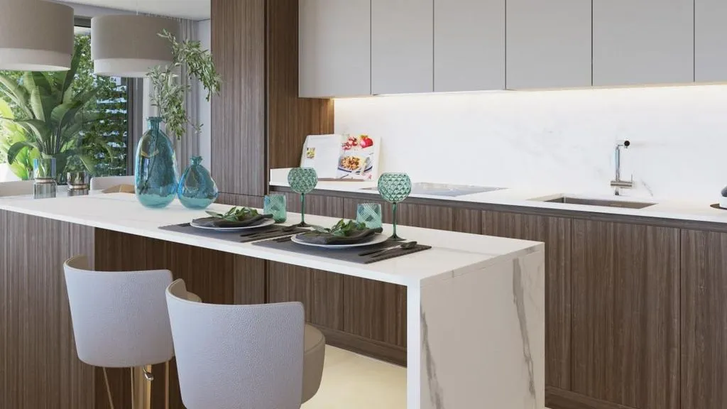 Kitchen - Luxury Apartment with Sea View in Estepona