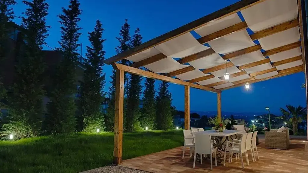 Terrasse - Colonial Villa with Spa in Chianciano Terme